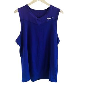 Nike Royal Purple Sleeveless Mens Workout Top